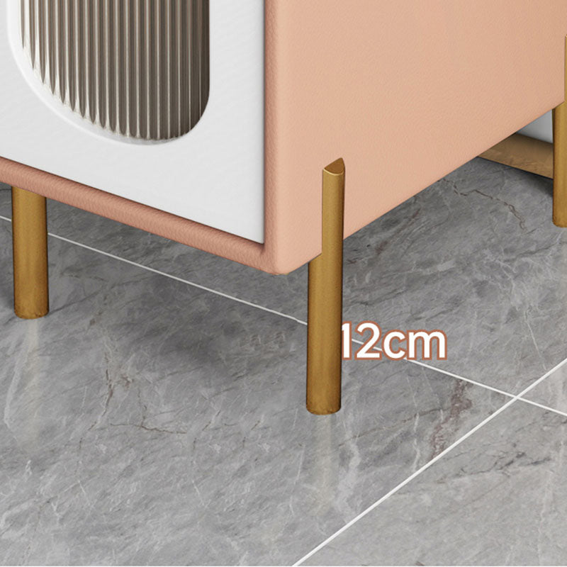 Mitte des Jahrhunderts moderner Stein am Nachtteil und 2 Schubladen für Schlafzimmer