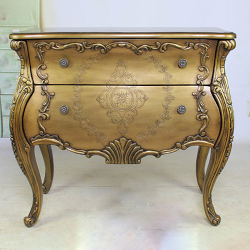 Solid Wood Dresser Traditional Storage Chest Dresser with 3/2 Drawers