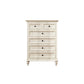 Scandinavian White Wooden Storage Chest Drawers Included for Home 31"L x 17"W x 47"H Ivory Clearhalo 'Bedroom Furniture' 'Dressers & Chests' 'dressers_chests' 'furn' 'furn_dressers_chests' 'Furniture' 7844969