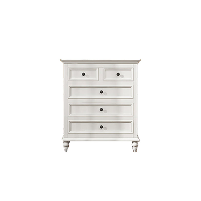 Scandinavian White Wooden Storage Chest Drawers Included for Home 31.5"L x 16.5"W x 39.4"H White Clearhalo 'Bedroom Furniture' 'Dressers & Chests' 'dressers_chests' 'furn' 'furn_dressers_chests' 'Furniture' 7844983