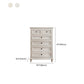 Scandinavian White Wooden Storage Chest Drawers Included for Home Clearhalo 'Bedroom Furniture' 'Dressers & Chests' 'dressers_chests' 'furn' 'furn_dressers_chests' 'Furniture' 7844987