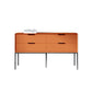Modern Horizontal Storage Chest with 4 Soft-Close Drawers for Home
