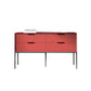 Modern Horizontal Storage Chest with 4 Soft-Close Drawers for Home