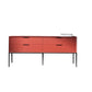 Modern Horizontal Storage Chest with 4 Soft-Close Drawers for Home
