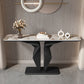 Rectangle Shape Contemporary Console Table Stone Sofa Table for Hall