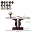 Rectangle Shape Contemporary Console Table Stone Sofa Table for Hall