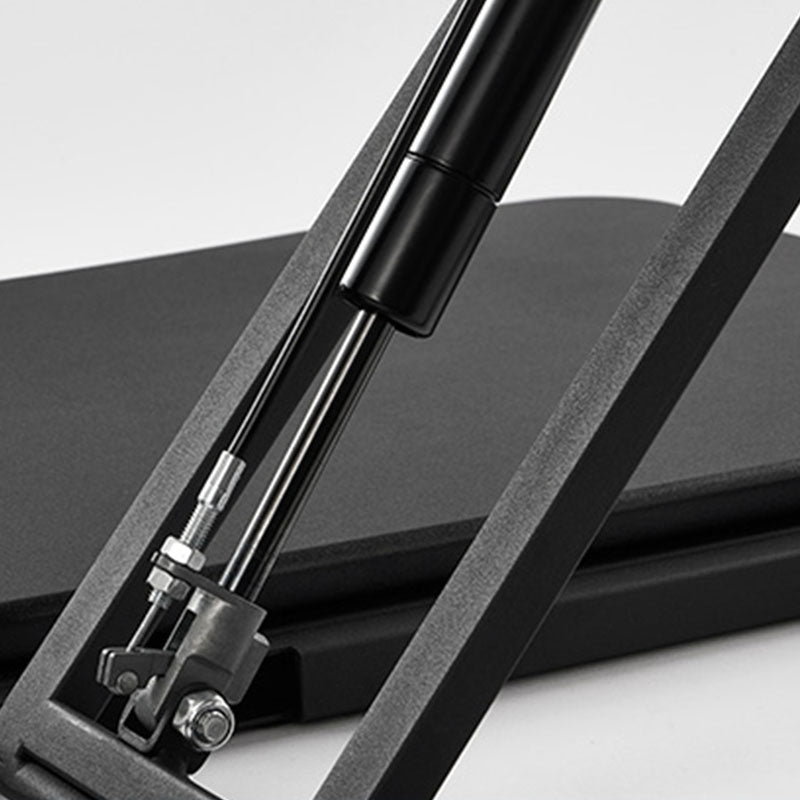 Wooden Folding Standing Office Desk Converter Rectangular Shaped in Black/White/Silver Clearhalo 'furn' 'furn_office_desk' 'Furniture' 'Office Desks' 'Office Furniture' 'office_desk' 7845241