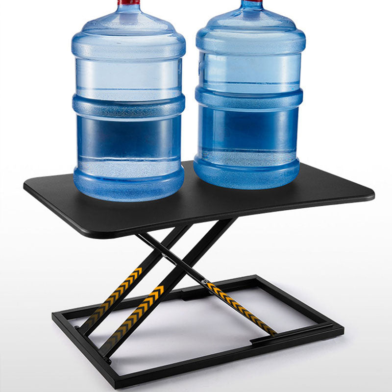 Wooden Folding Standing Office Desk Converter Rectangular Shaped in Black/White/Silver Clearhalo 'furn' 'furn_office_desk' 'Furniture' 'Office Desks' 'Office Furniture' 'office_desk' 7845245