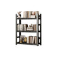 Modern Style Open Back Standard Bookshelf Metal Bookcase for Study Room Clearhalo 'Bookcases' 'furn' 'furn_bookcases' 'Furniture' 'Office Furniture' 7845991