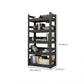 Modern Style Open Back Standard Bookshelf Metal Bookcase for Study Room Clearhalo 'Bookcases' 'furn' 'furn_bookcases' 'Furniture' 'Office Furniture' 7846012