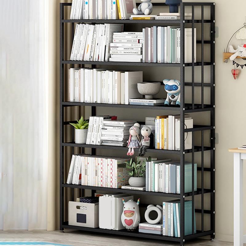 Bibliothèque de lieux de rectangle de rectangle métallique moderne à dos fermé à dos fermé moderne