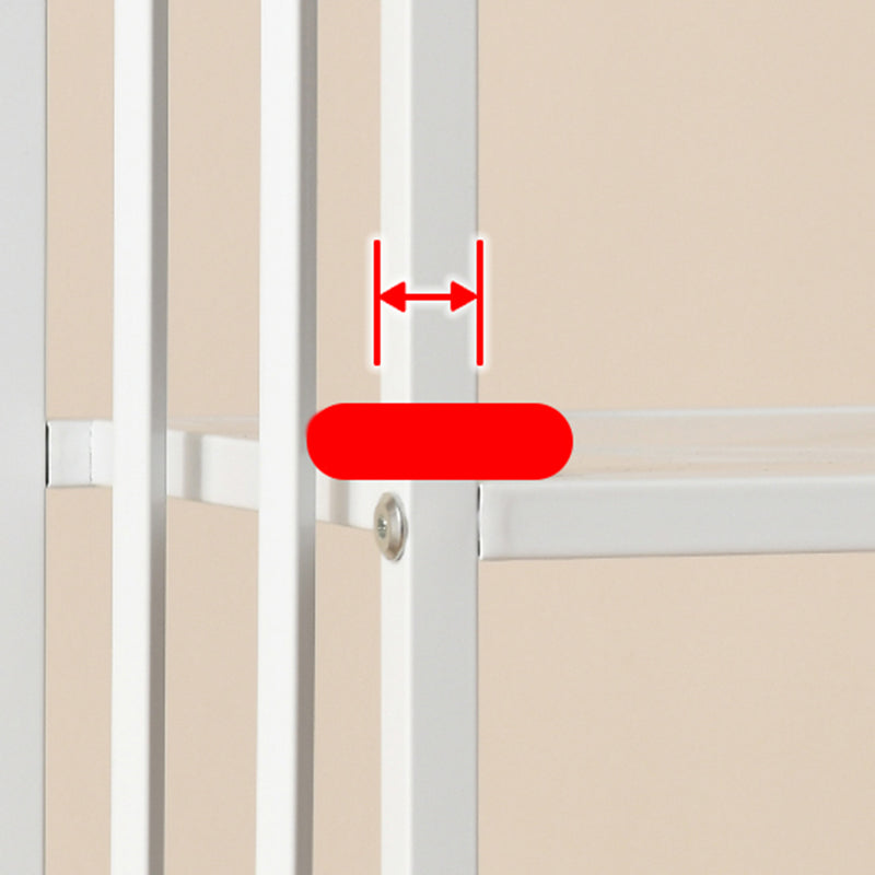 Bibliothèque de lieux de rectangle de rectangle métallique moderne à dos fermé à dos fermé moderne