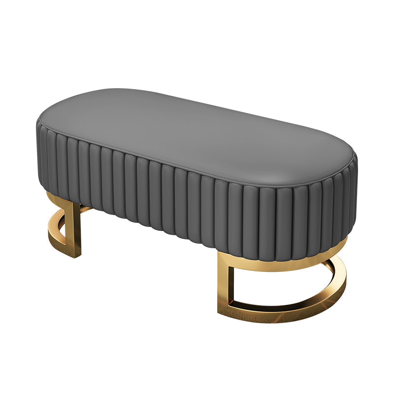 Panca da letto rettangolare glam panca moderna dei posti a sedere con rivestimento