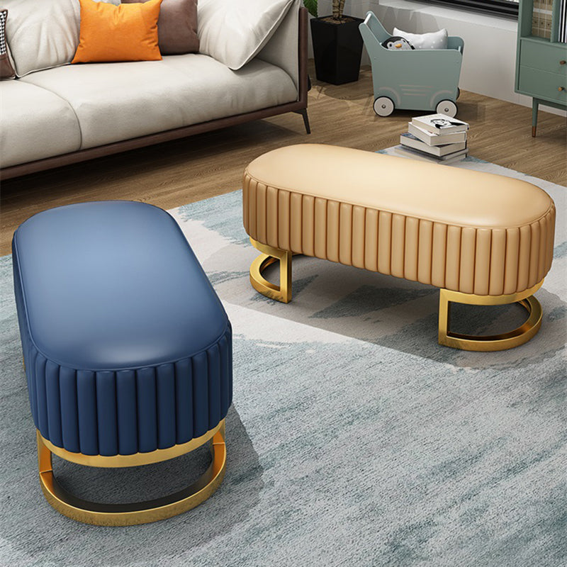 Panca da letto rettangolare glam panca moderna dei posti a sedere con rivestimento