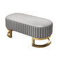 Panca da letto rettangolare glam panca moderna dei posti a sedere con rivestimento
