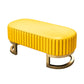 Panca da letto rettangolare glam panca moderna dei posti a sedere con rivestimento