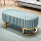 Panca da letto rettangolare glam panca moderna dei posti a sedere con rivestimento
