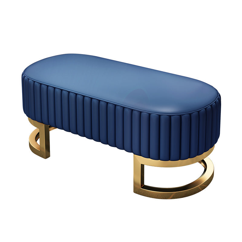 Panca da letto rettangolare glam panca moderna dei posti a sedere con rivestimento