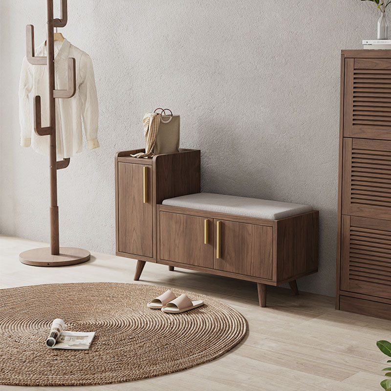 Rectangle Storage Entryway Bench Modern Seating Bench with Upholstered Clearhalo 'Benches' 'Chairs & Seating' 'furn' 'furn_benches' 'Furniture' 'Living Room Furniture' 7846086