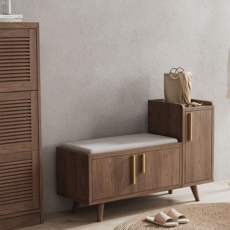 Rectangle Storage Entryway Bench Modern Seating Bench with Upholstered Clearhalo 'Benches' 'Chairs & Seating' 'furn' 'furn_benches' 'Furniture' 'Living Room Furniture' 7846091