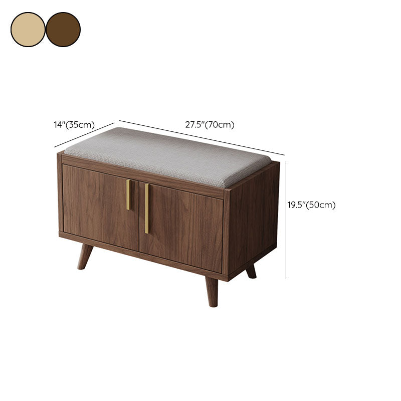 Rectangle Storage Entryway Bench Modern Seating Bench with Upholstered Clearhalo 'Benches' 'Chairs & Seating' 'furn' 'furn_benches' 'Furniture' 'Living Room Furniture' 7846120