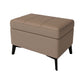 Rectangle Storage Ottomans Contemporary Leather Storage Ottomans with Legs