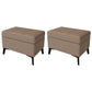 Rectangle Storage Ottomans Contemporary Leather Storage Ottomans with Legs