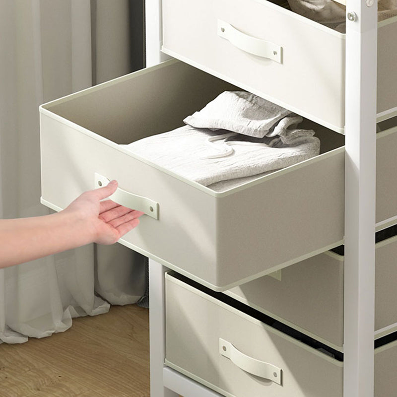 Guardaroba di guardaroba autoportante contemporaneo guardaroba in metallo