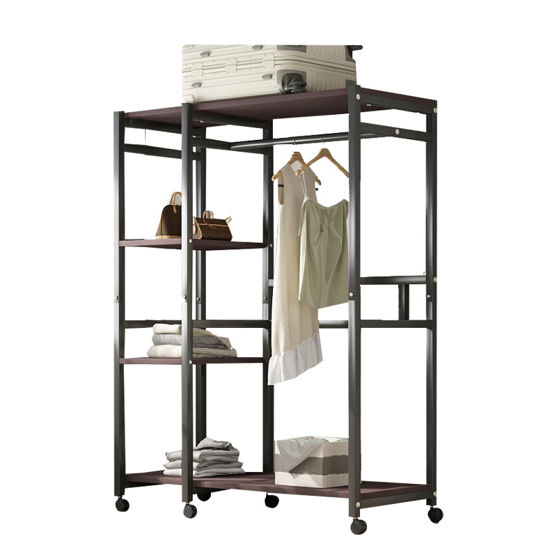 Guardaroba di guardaroba autoportante contemporaneo guardaroba in metallo