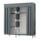 Metal Wardrobe Cabinet Modern Wardrobe Armoire with Shelves and Legs