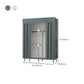 Metal Wardrobe Cabinet Modern Wardrobe Armoire with Shelves and Legs