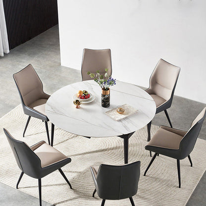 Contemporary Rectangular and Round Easy Folding Stone Dining Table