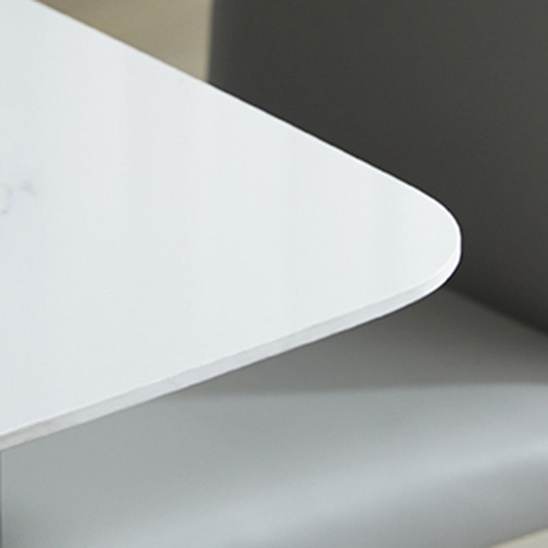 Set da pranzo contemporaneo di rettangolo di pietra 1/5/7 pezzi per la casa