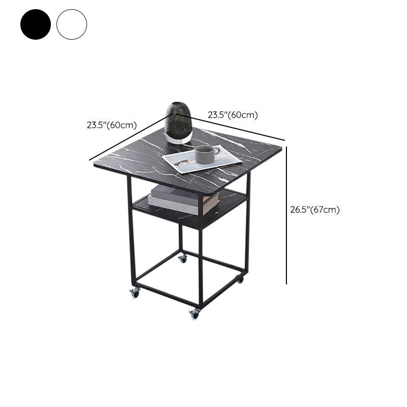 Set di dinette a 5 pezzi moderni con tavolo da pranzo in legno fabbricato e 4 sedie