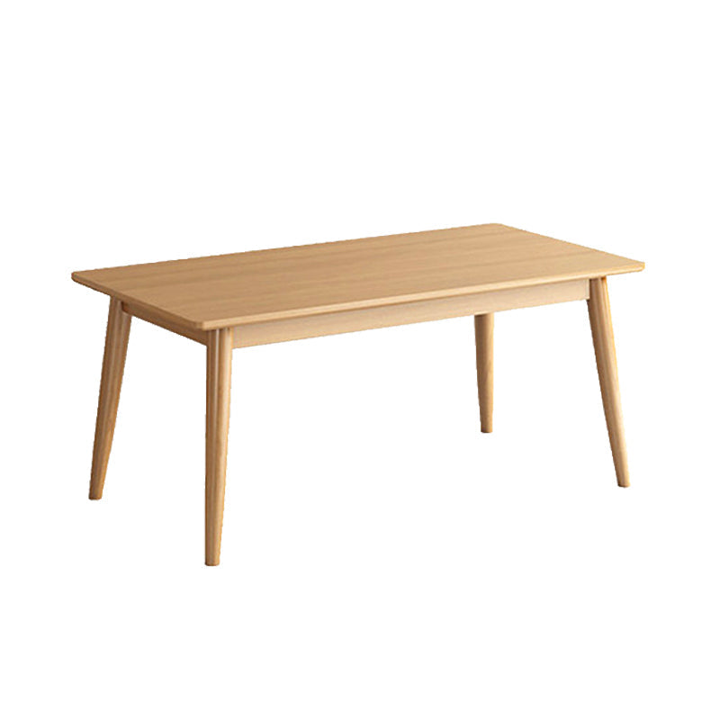 1/2/5 pezzi tavolo da pranzo in stile contemporaneo e sedia incastonati in legno chiaro