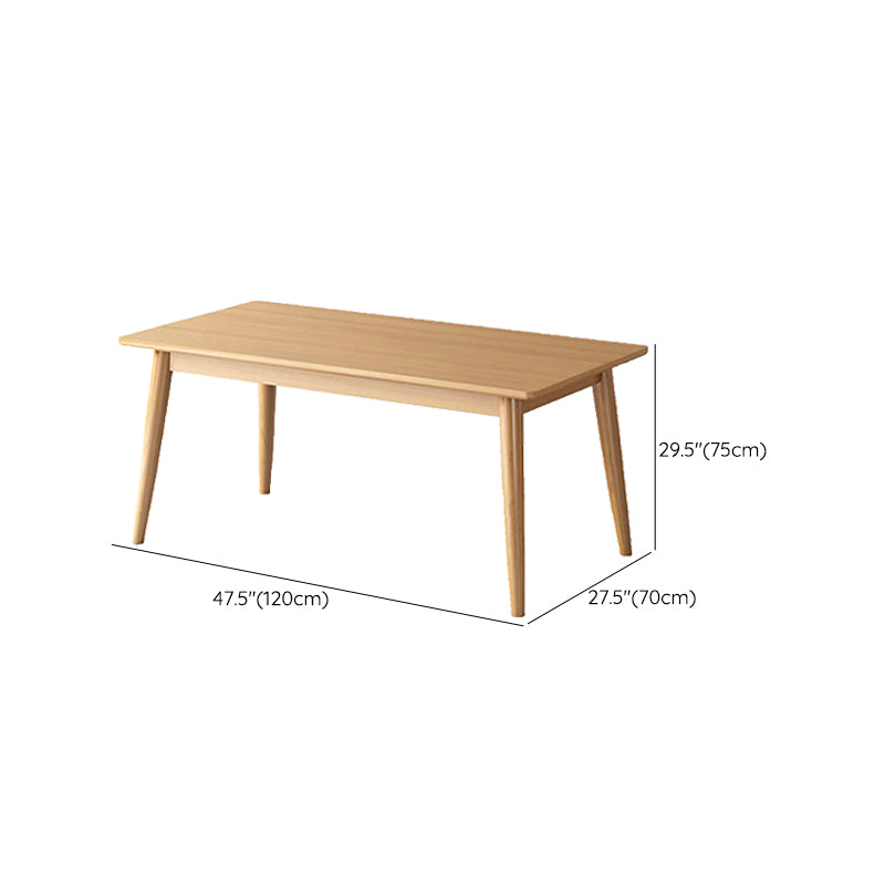 1/2/5 pezzi tavolo da pranzo in stile contemporaneo e sedia incastonati in legno chiaro