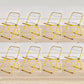 Contemporary Open Back Metal Folding Armless Dining Chairs(Set of 4/8) Yellow 8 Piece Set Clearhalo 'Dining Chairs' 'Dining Tables & Seating' 'dining_chair' 'furn' 'furn_dining_chair' 'Furniture' 'Kitchen & Dining Furniture' 7855084