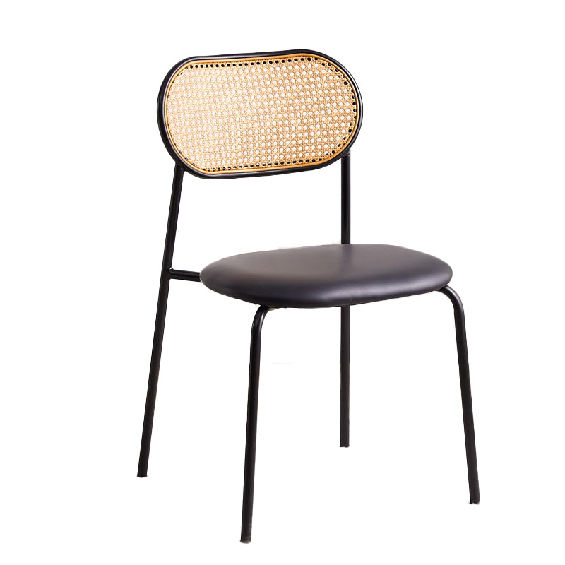 Modern & Contemporary Open Back Stackable Dining Chairs(Set of 4/8) Clearhalo 'Dining Chairs' 'Dining Tables & Seating' 'dining_chair' 'furn' 'furn_dining_chair' 'Furniture' 'Kitchen & Dining Furniture' 7855359