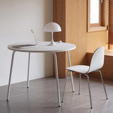Contemporary Dining Room Silver Leg Parsons Armless Dining Chair