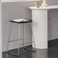 Contemporary Wood and Metal Backless Counter Height Stools for Living Room