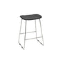 Contemporary Wood and Metal Backless Counter Height Stools for Living Room