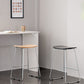 Contemporary Wood and Metal Backless Counter Height Stools for Living Room