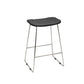 Contemporary Wood and Metal Backless Counter Height Stools for Living Room