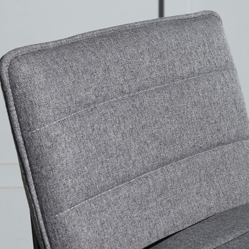 Sgabelli da bar sul retro imbottito senza braccio contemporaneo con base metallica