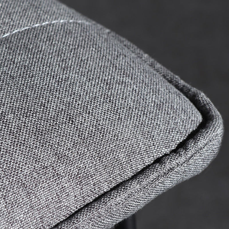 Sgabelli da bar sul retro imbottito senza braccio contemporaneo con base metallica