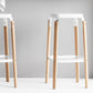 Contemporary Square Backless Bar Stool with Beech Solid Wood Legs Clearhalo 'Bar Furniture' 'Bar Stools' 'bar_stools' 'furn' 'furn_bar_stools' 'Furniture' 'Kitchen & Dining Furniture' 7855848