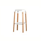 Contemporary Square Backless Bar Stool with Beech Solid Wood Legs Clearhalo 'Bar Furniture' 'Bar Stools' 'bar_stools' 'furn' 'furn_bar_stools' 'Furniture' 'Kitchen & Dining Furniture' 7855850