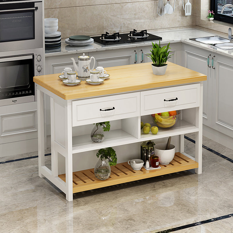 Tavolo da cucina in legno di pinole naturale per sala da pranzo