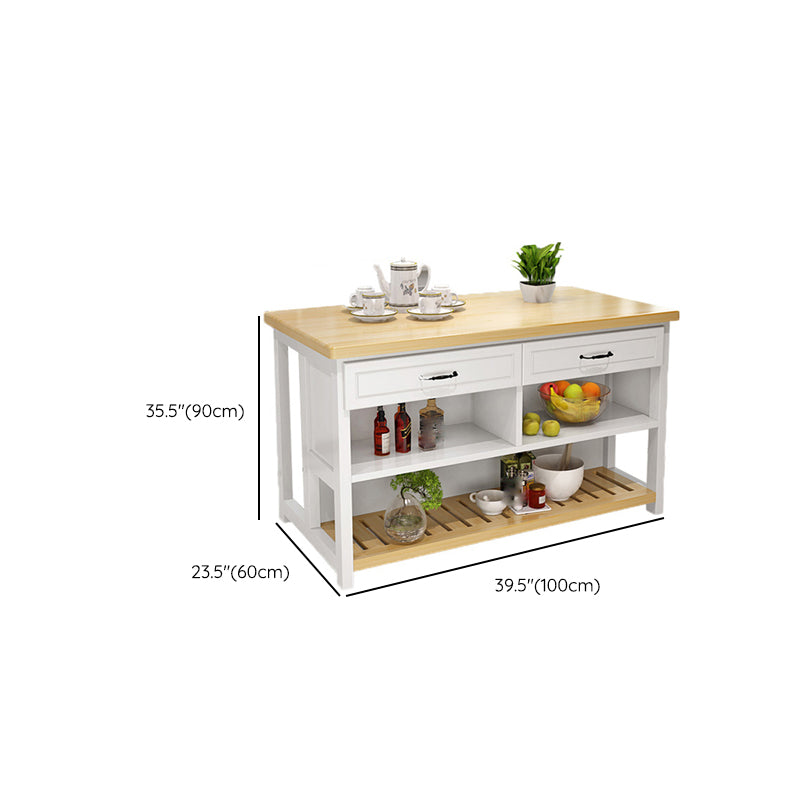 Tavolo da cucina in legno di pinole naturale per sala da pranzo