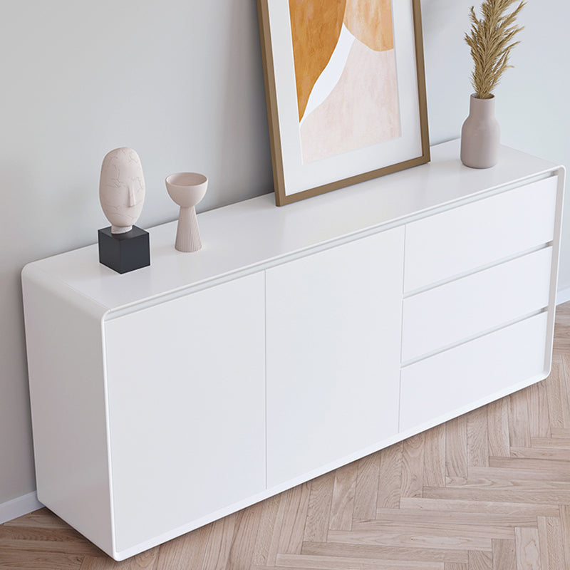 Contemporary Style Wood Dining Buffet with Cabinets and Drawers Clearhalo 'buffet_sideboard' 'Buffets & Sideboards' 'furn' 'furn_buffet_sideboard' 'Furniture' 'Kitchen & Dining Furniture' 7856739